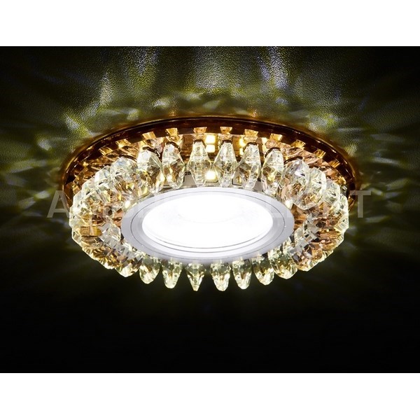 Точечный светильник Декоративные Кристалл Led+mr16 S220 BR - фото 1013956