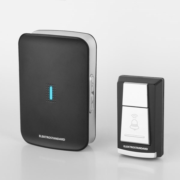 Кнопка звонка DBQ19 DBQ19M WL черный elektrostandard_a044638 - фото 1020648