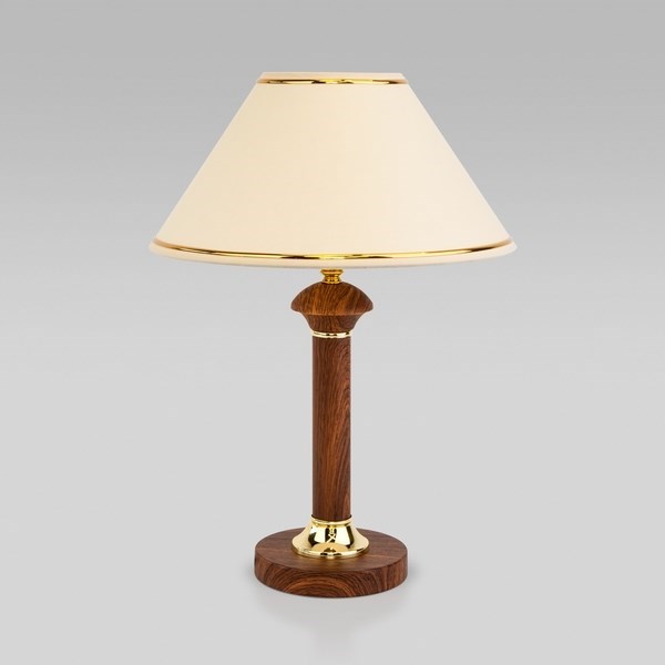 Интерьерная настольная лампа Lorenzo 60019/1 орех - фото 1185067