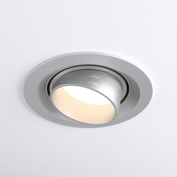 Точечный светильник  9919 LED 10W 4200K серебро - фото 1216631