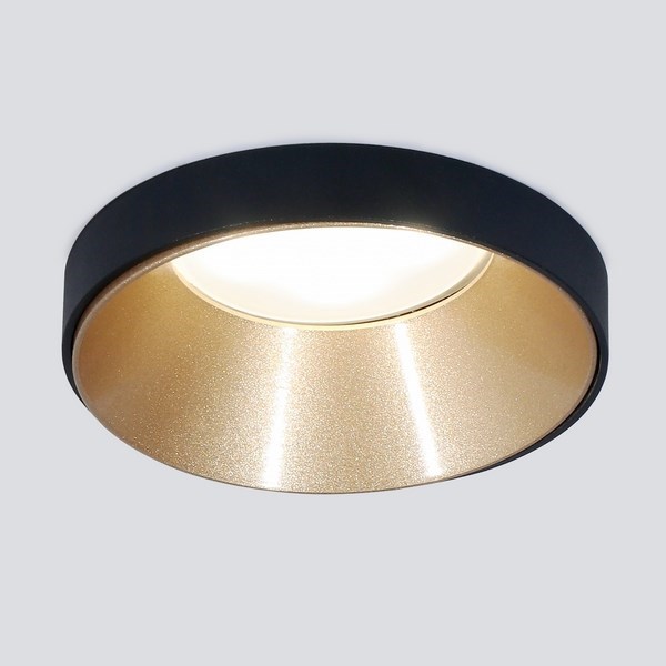 Точечный светильник  112 MR16 золото/черный - фото 1220581