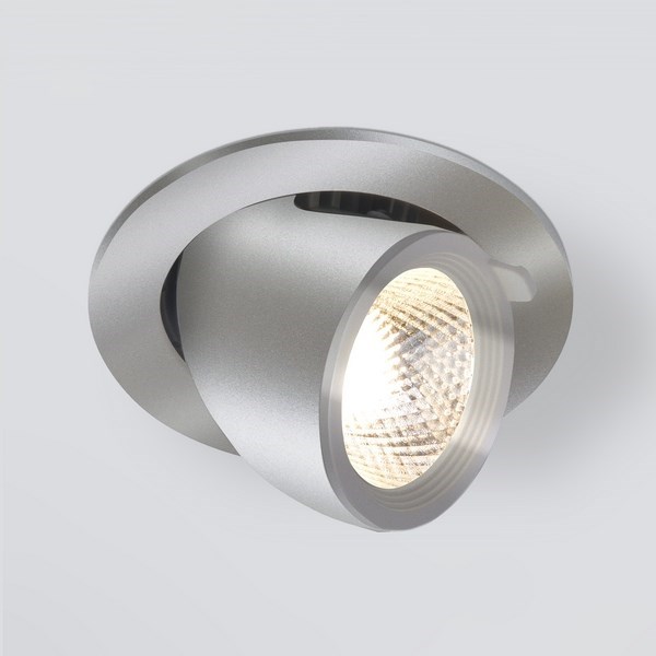Точечный светильник  9918 LED 9W 4200K серебро - фото 1246460