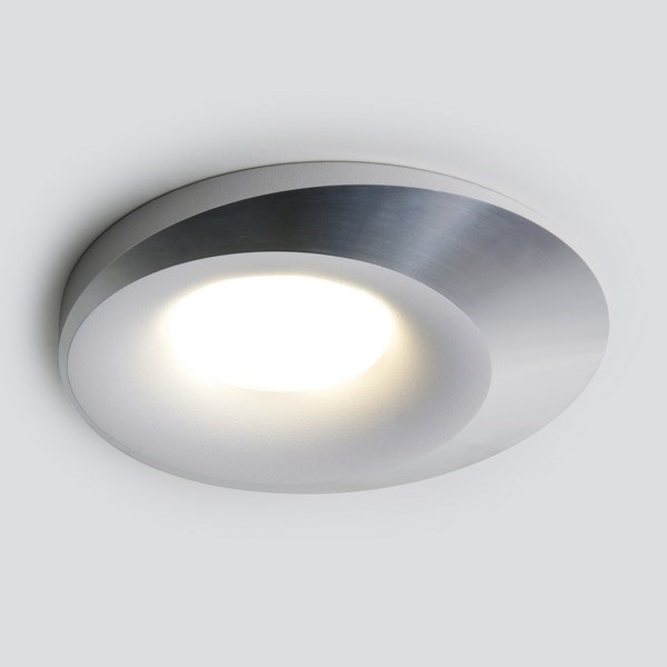 Точечный светильник 124 MR16 124 MR16 белый/серебро - фото 1266791
