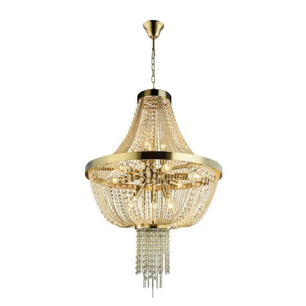 Подвесная люстра Lissone LH0043/12P-GDCG lumien_hall_lh0043_12p-gdcg - фото 1327625