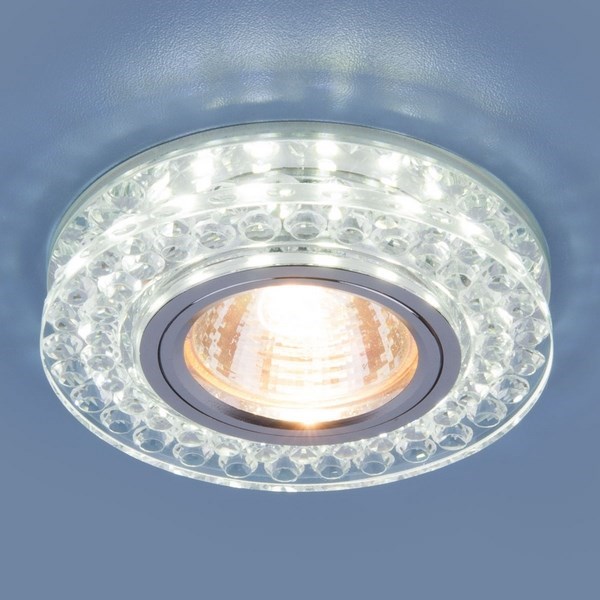Точечный светильник  8381 MR16 CL/SL прозрачный/серебро - фото 1381710
