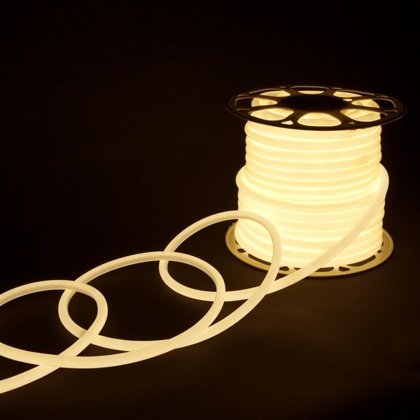 Светодиодная лента LS 003 220V 9,6 IP67 Гибкий неон 220V 9,6W 144Led 2835 IP67 круглый дневной белый, 50 м elektrostandard_a052996 - фото 1587609