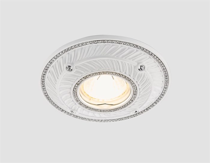 Точечный светильник Дизайн С Узором И Орнаментом Гипс D4468 W/CH - фото 1791301