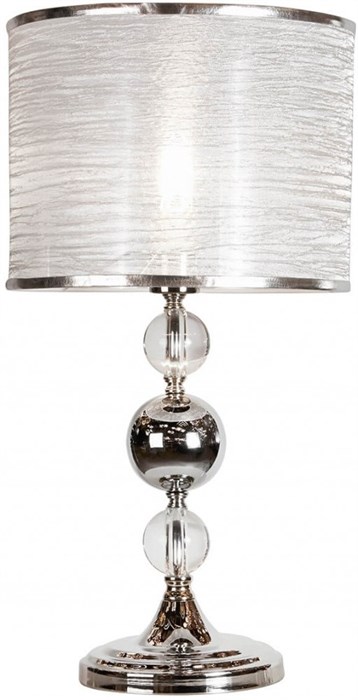 Интерьерная настольная лампа Chelsea T2400-1 Nickel - фото 1793764