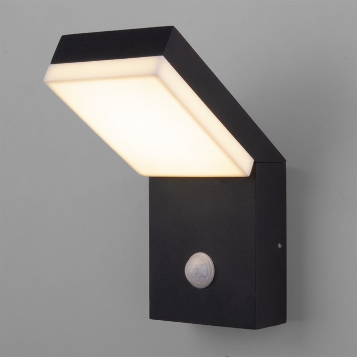 Настеный светильник уличный Sensor 1541 TECHNO LED черный - фото 1801130