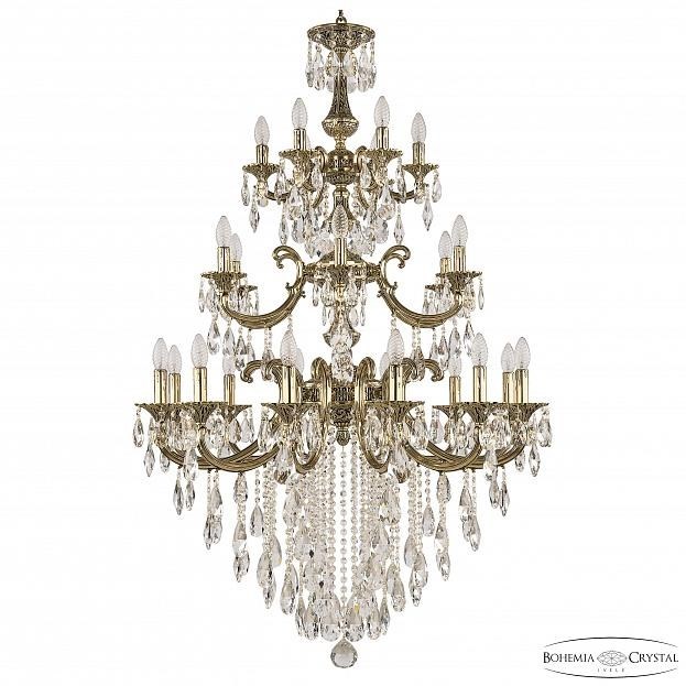 Подвесная люстра 7210 72109/12+6+6/300/3d B GB bohemia_72109_12_6_6_300_3d_b_gb - фото 1802757