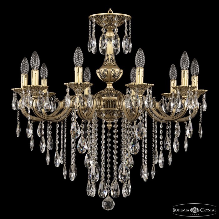 Подвесная люстра AL7801 AL78101/10/250 B AGB bohemia_al78101_10_250_b_agb - фото 1808144