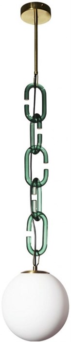 Подвесной светильник Chain 10128P Green - фото 1810713
