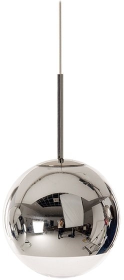 D20см Подвесной светильник шар хром длина шнура 120см  40.042 - фото 1812613