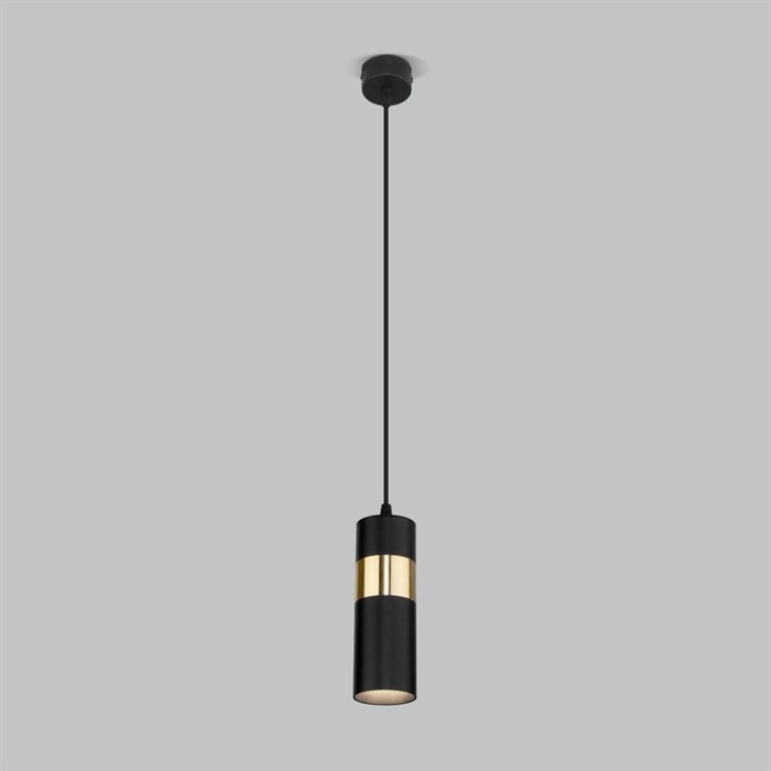 Подвесной светильник Viero 50096/1 черный/золото - фото 1814420