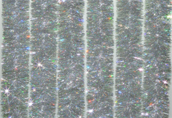 Мишура (10х200см) серебро-голография М100606 - фото 1839959