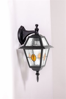 Настенный фонарь уличный FARO lead GLASS 91102/04 lgY Bl - фото 1841926