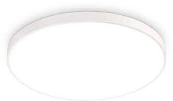 Светильник потолочный светодиодный круглый белый 27*6см подходит для ванной влагозащищенный  IP54 5000К 18Вт 175-220V минимализм хай-тек в коридор в офис в прихожую - фото 1876324