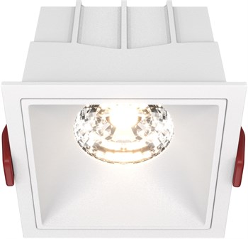 Точечный светильник Alfa LED DL043-01-15W4K-SQ-W - фото 2046925