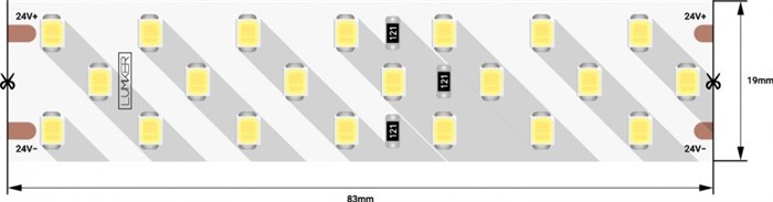 Светодиодная лента LUX DSG2252-24-NW-33 - фото 2070402
