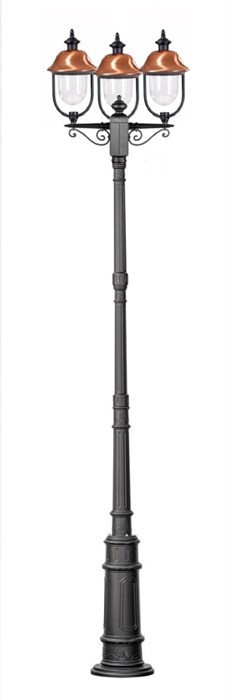 Наземный фонарь MADRID-COOPER 84310cB E7 02 Bl oasis_84310cb_e7_02_bl - фото 2123829