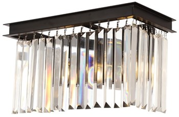 Бра 1920s Odeon KR0387W-2A black/clear - фото 2126123