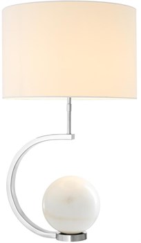 Интерьерная настольная лампа Table Lamp KM0762T-1 nickel - фото 2127791