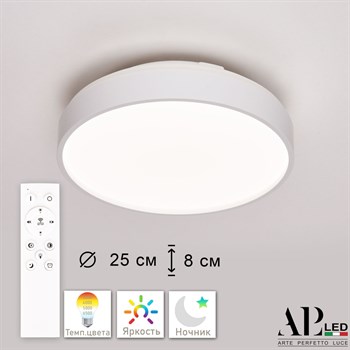 Потолочный светильник Toscana 3315.XM302-2-267/12W White - фото 2158420