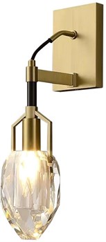 Бра Wall lamp 8960-1W brass/clear - фото 2710943