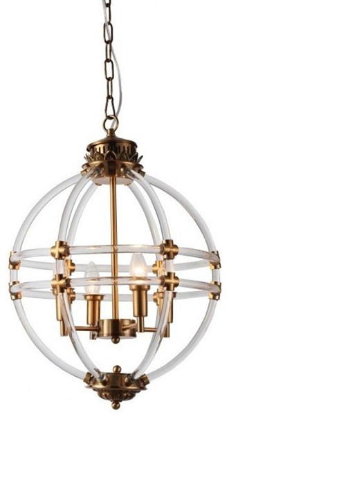 Подвесная люстра Impero KM0766P-4 brass dl_delight_collection_km0766p-4_brass - фото 2711274