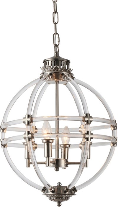 Подвесная люстра Impero KM0766P-4 nickel dl_delight_collection_km0766p-4_nickel - фото 2711275