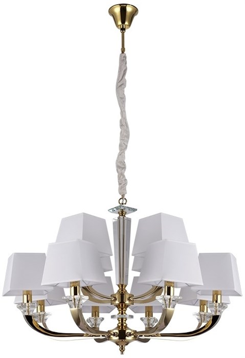 Подвесная люстра 11400 11408+4/C gold newport_11408_4_c_gold - фото 2711368