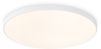 Светильник потолочный светодиодный круглый белый IP44, влагозащищенный, подходит для ванной D30,2см*5см 18Вт 4200К минимализм, для кухни, для прихожей, для офиса - фото 2826656