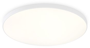 Светильник потолочный светодиодный круглый белый IP44, влагозащищенный, подходит для ванной D37,2см*5,5см 24Вт 4200К минимализм, для кухни, для прихожей, для офиса - фото 2826657