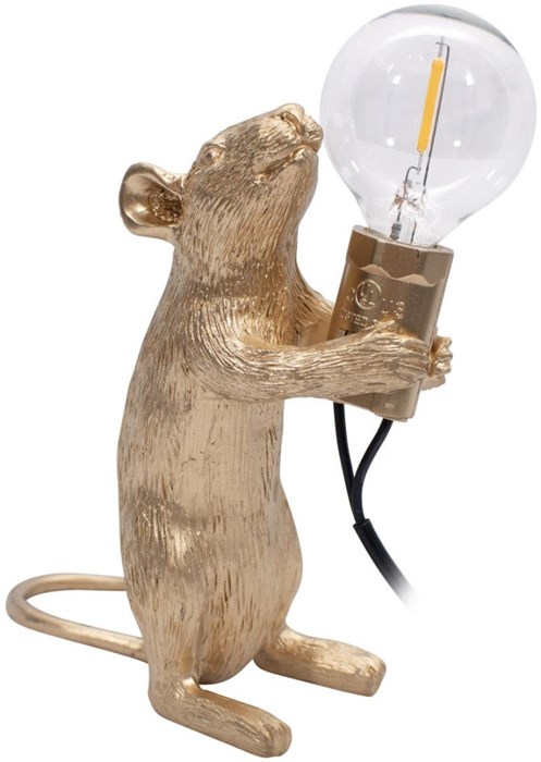 Интерьерная настольная лампа Mouse 10313 Gold - фото 3314443