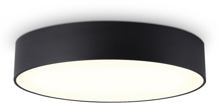 Светильник потолочный светодиодный 40*5,8см черный/белый 45Вт 3000К минимализм - фото 3315227