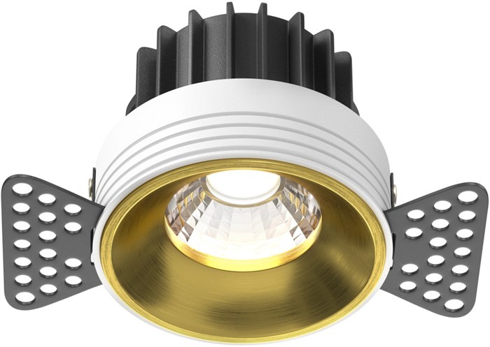 Точечный светильник Round DL058-12W4K-TRS-BS - фото 3315563