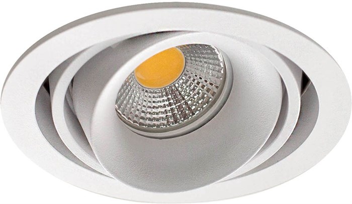 Точечный светильник Lumme DL18615/01WW-R White/Black - фото 3332229