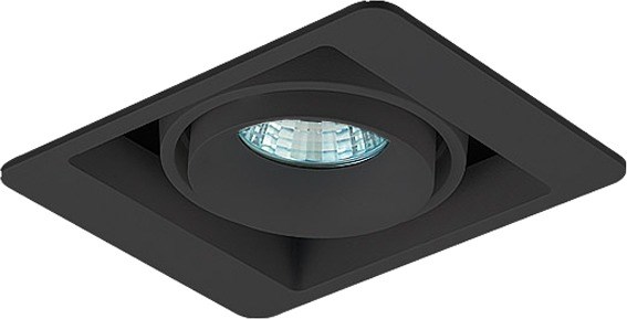 Точечный светильник Lumme DL18615/01WW-SQ Shiny black/Black - фото 3332231