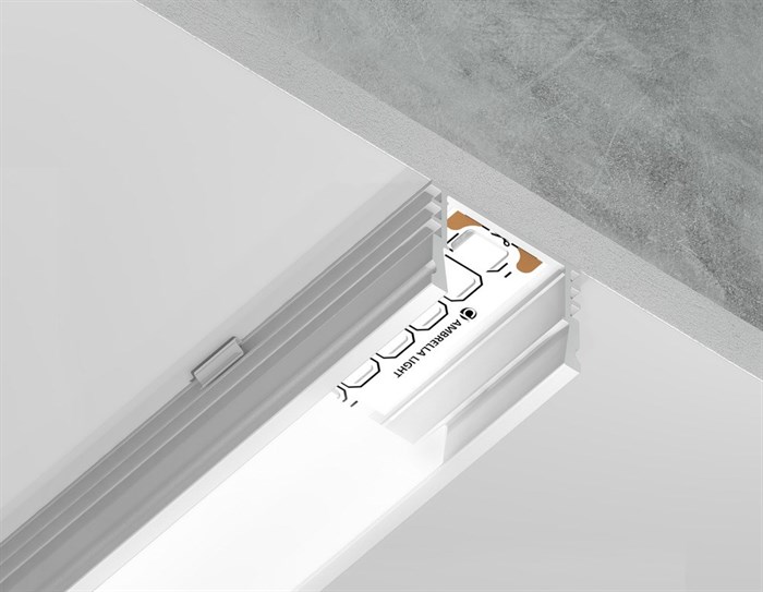 Профиль для светодиодной ленты Illumination GP1750WH ambrella_gp1750wh - фото 3336863