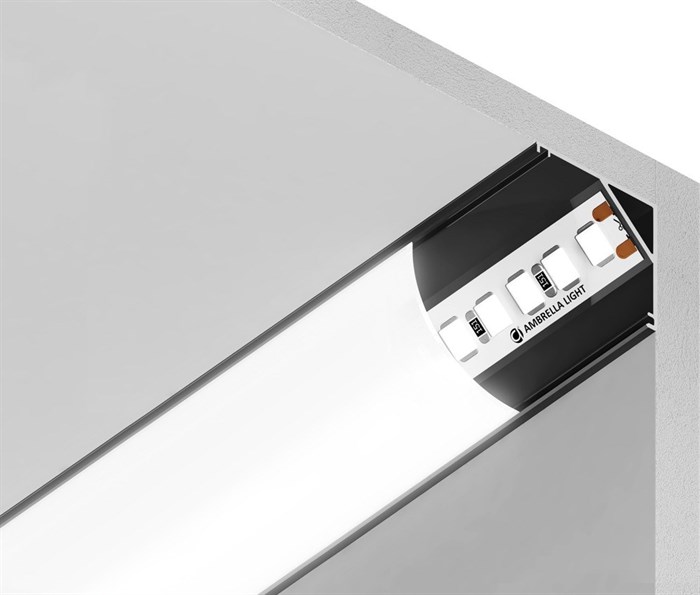 Профиль для светодиодной ленты Illumination GP2100BK ambrella_gp2100bk - фото 3336901