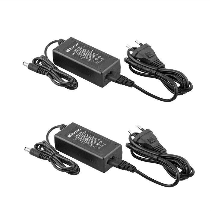 Блоки питания 2 шт, трансформатор электронный для светодиодной ленты 30W 12V (драйвер) 21489-s - фото 3516792