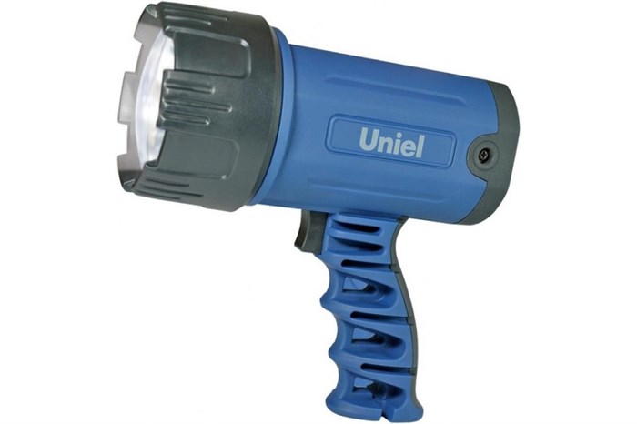Ручной фонарик светодиодный аккумуляторный с возможн.зарядки в авто 3Вт S-SL010-BA Blue-54514 Uniel - фото 3521007