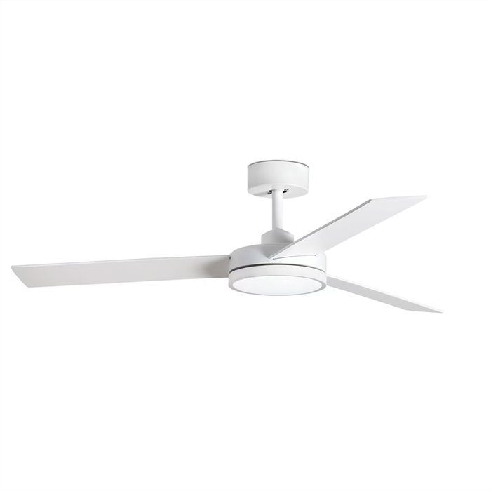 Люстра-вентилятор Faro BARTH Ø1320 MM WHITE 3 BLADES 24W 34260oz с пультом 1 цвет у лопастей с реверсом DC двигатель, белый - фото 3532878