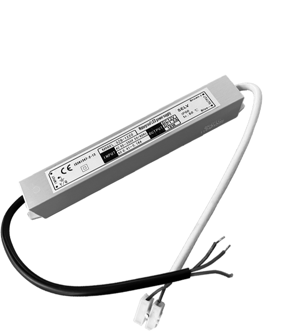 Блок питания 12V влагозащищенный IP66 18Вт вход AC85-265V, выход DC12V - фото 4035668