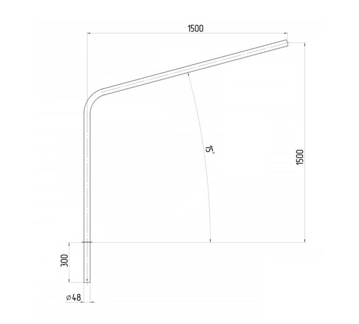 Кронштейн 1.К1-1,5-1,5-Ф2 (гор. цинк, порошковое) 2047704 - фото 4831778