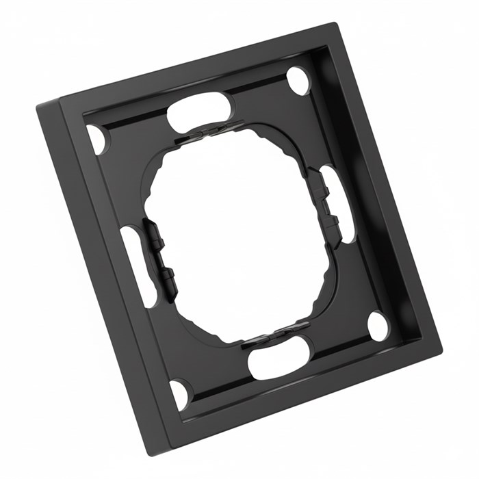 Рамка STEKKER, PFR00-5001-05 1-местная, серия Эмили, черный уголь, soft touch 49858 49858 - фото 4885629