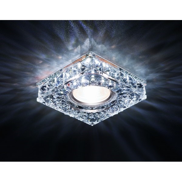 Точечный светильник Декоративные Кристалл Led+mr16 S251 CH - фото 929353
