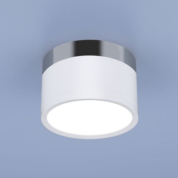 Точечный светильник DLR029 DLR029 10W 4200K белый матовый/хром - фото 946834