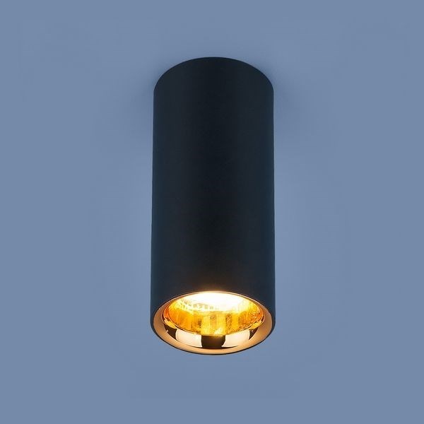 Точечный светильник DLR030 DLR030 12W 4200K черный матовый/золото - фото 946835