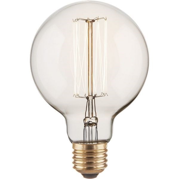 Ретро лампочка накаливания Эдисона  G95 60W E27 - фото 993656